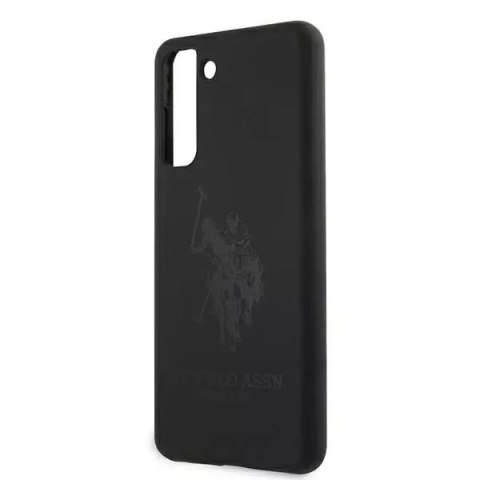 Ferrari Etui na telefon US Polo Silicone On Tone do Samsung Galaxy S21 czarny/black Ferrari Etui na telefon US Polo Silicone On Tone do Samsung Galaxy S21 czarny/black