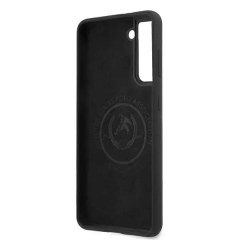 Ferrari Etui na telefon US Polo Silicone On Tone do Samsung Galaxy S21 czarny/black Ferrari Etui na telefon US Polo Silicone On Tone do Samsung Galaxy S21 czarny/black