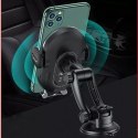 Usams USAMS Uchwyt indukcyjny US-CD131 15W Automatic do szyby/na deskę rozdz. czarny/black CD131ZJ01