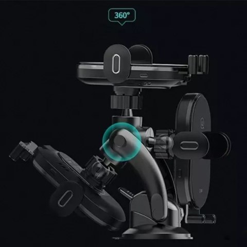 Usams USAMS Uchwyt indukcyjny US-CD131 15W Automatic do szyby/na deskę rozdz. czarny/black CD131ZJ01 Usams USAMS Uchwyt indukcyjny US-CD131 15W Automatic do szyby/na deskę rozdz. czarny/black CD131ZJ01