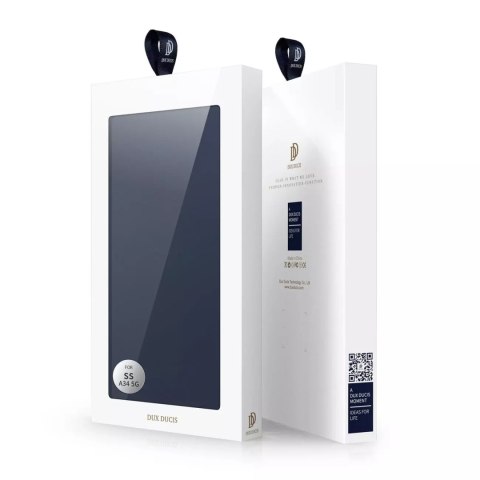 Dux Ducis Dux Ducis Skin Pro etui do Samsung Galaxy A34 5G pokrowiec z klapką portfel na kartę podstawka niebieskie Dux Ducis Dux Ducis Skin Pro etui do Samsung Galaxy A34 5G pokrowiec z klapką portfel na kartę podstawka niebieskie