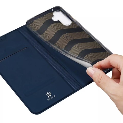 Dux Ducis Dux Ducis Skin Pro etui do Samsung Galaxy A34 5G pokrowiec z klapką portfel na kartę podstawka niebieskie Dux Ducis Dux Ducis Skin Pro etui do Samsung Galaxy A34 5G pokrowiec z klapką portfel na kartę podstawka niebieskie