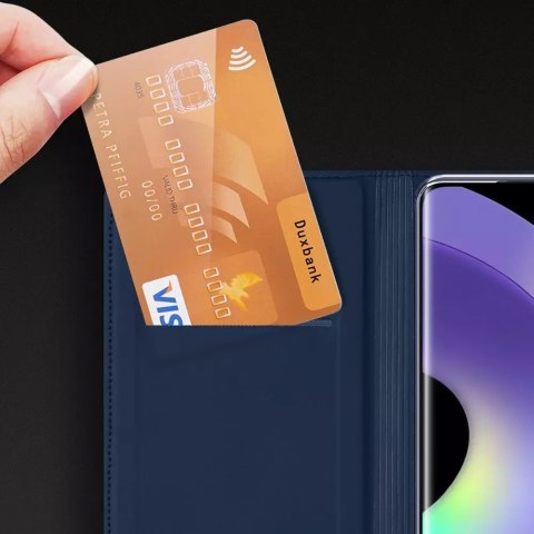 Dux Ducis Dux Ducis Skin Pro etui do Samsung Galaxy A34 5G pokrowiec z klapką portfel na kartę podstawka niebieskie Dux Ducis Dux Ducis Skin Pro etui do Samsung Galaxy A34 5G pokrowiec z klapką portfel na kartę podstawka niebieskie