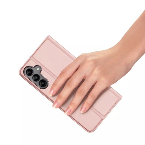 Dux Ducis Dux Ducis Skin Pro etui do Samsung Galaxy A34 5G pokrowiec z klapką portfel na kartę podstawka różowe Dux Ducis Dux Ducis Skin Pro etui do Samsung Galaxy A34 5G pokrowiec z klapką portfel na kartę podstawka różowe