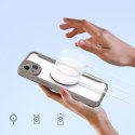 Dux Ducis Dux Ducis Skin X Pro etui iPhone 14 Plus magnetyczny pokrowiec MagSafe z klapką beżowy