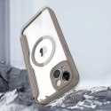 Dux Ducis Dux Ducis Skin X Pro etui iPhone 14 Plus magnetyczny pokrowiec MagSafe z klapką beżowy