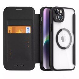 Dux Ducis Dux Ducis Skin X Pro etui iPhone 14 Plus magnetyczny pokrowiec MagSafe z klapką czarny