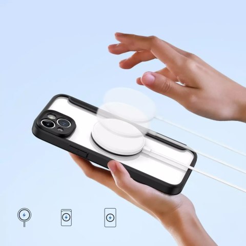 Dux Ducis Dux Ducis Skin X Pro etui iPhone 14 Plus magnetyczny pokrowiec MagSafe z klapką czarny Dux Ducis Dux Ducis Skin X Pro etui iPhone 14 Plus magnetyczny pokrowiec MagSafe z klapką czarny