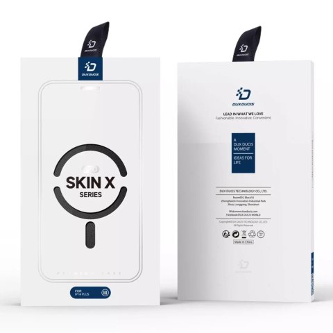 Dux Ducis Dux Ducis Skin X Pro etui iPhone 14 Plus magnetyczny pokrowiec MagSafe z klapką czarny Dux Ducis Dux Ducis Skin X Pro etui iPhone 14 Plus magnetyczny pokrowiec MagSafe z klapką czarny