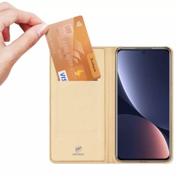 Dux Ducis Dux Ducis Skin Pro etui Xiaomi 13 Pro pokrowiec z klapką portfel na kartę podstawka złote