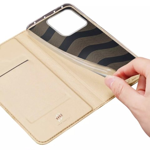 Dux Ducis Dux Ducis Skin Pro etui Xiaomi 13 Pro pokrowiec z klapką portfel na kartę podstawka złote Dux Ducis Dux Ducis Skin Pro etui Xiaomi 13 Pro pokrowiec z klapką portfel na kartę podstawka złote
