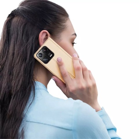 Dux Ducis Dux Ducis Skin Pro etui Xiaomi 13 Pro pokrowiec z klapką portfel na kartę podstawka złote Dux Ducis Dux Ducis Skin Pro etui Xiaomi 13 Pro pokrowiec z klapką portfel na kartę podstawka złote