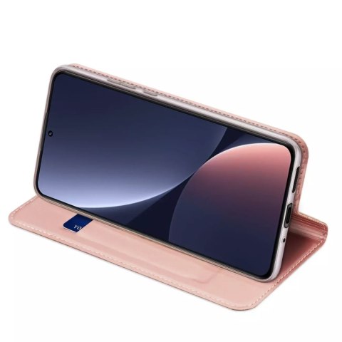 Dux Ducis Dux Ducis Skin Pro etui Xiaomi 13 pokrowiec z klapką portfel na kartę podstawka różowe Dux Ducis Dux Ducis Skin Pro etui Xiaomi 13 pokrowiec z klapką portfel na kartę podstawka różowe