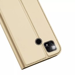 Dux Ducis Dux Ducis Skin Pro etui Xiaomi Poco C40 pokrowiec z klapką portfel na kartę podstawka złote