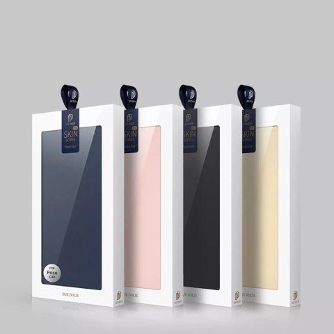 Dux Ducis Dux Ducis Skin Pro etui Xiaomi Poco C40 pokrowiec z klapką portfel na kartę podstawka złote Dux Ducis Dux Ducis Skin Pro etui Xiaomi Poco C40 pokrowiec z klapką portfel na kartę podstawka złote