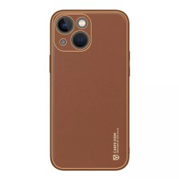 Dux Ducis Dux Ducis Yolo etui iPhone 14 Plus elegancki pokrowiec ze skóry ekologicznej brązowy