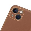 Dux Ducis Dux Ducis Yolo etui iPhone 14 Plus elegancki pokrowiec ze skóry ekologicznej brązowy