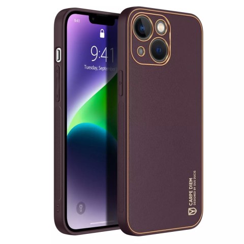 Dux Ducis Dux Ducis Yolo etui iPhone 14 Plus elegancki pokrowiec ze skóry ekologicznej fioletowy Dux Ducis Dux Ducis Yolo etui iPhone 14 Plus elegancki pokrowiec ze skóry ekologicznej fioletowy