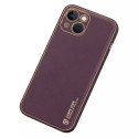 Dux Ducis Dux Ducis Yolo etui iPhone 14 Plus elegancki pokrowiec ze skóry ekologicznej fioletowy