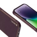 Dux Ducis Dux Ducis Yolo etui iPhone 14 Plus elegancki pokrowiec ze skóry ekologicznej fioletowy