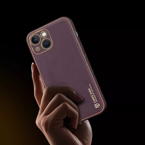 Dux Ducis Dux Ducis Yolo etui iPhone 14 Plus elegancki pokrowiec ze skóry ekologicznej fioletowy Dux Ducis Dux Ducis Yolo etui iPhone 14 Plus elegancki pokrowiec ze skóry ekologicznej fioletowy