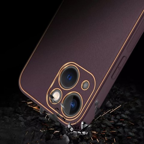 Dux Ducis Dux Ducis Yolo etui iPhone 14 Plus elegancki pokrowiec ze skóry ekologicznej fioletowy Dux Ducis Dux Ducis Yolo etui iPhone 14 Plus elegancki pokrowiec ze skóry ekologicznej fioletowy