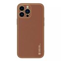 Dux Ducis Dux Ducis Yolo etui iPhone 14 Pro elegancki pokrowiec ze skóry ekologicznej brązowy