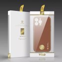 Dux Ducis Dux Ducis Yolo etui iPhone 14 Pro elegancki pokrowiec ze skóry ekologicznej brązowy
