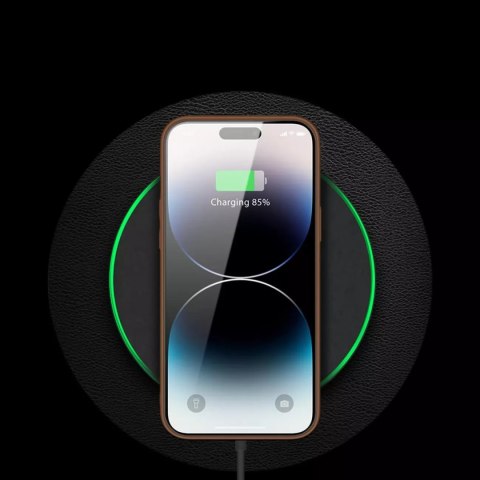 Dux Ducis Dux Ducis Yolo etui iPhone 14 Pro elegancki pokrowiec ze skóry ekologicznej brązowy Dux Ducis Dux Ducis Yolo etui iPhone 14 Pro elegancki pokrowiec ze skóry ekologicznej brązowy