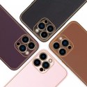 Dux Ducis Dux Ducis Yolo etui iPhone 14 Pro elegancki pokrowiec ze skóry ekologicznej brązowy
