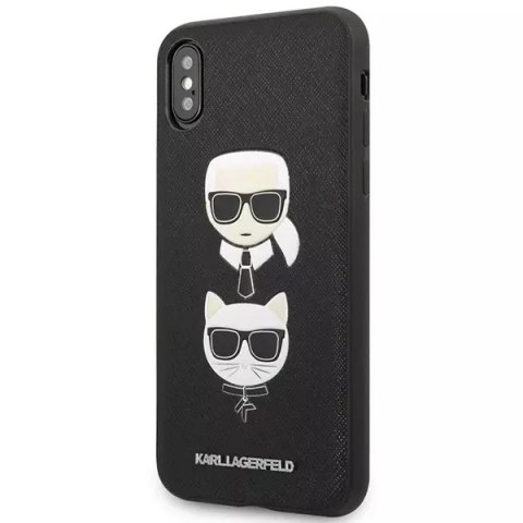 Karl Lagerfeld Etui Karl Lagerfeld KLHCI65SAKICKCBK do iPhone XS Max hardcase Saffiano Karl&Choupette Head Karl Lagerfeld Etui Karl Lagerfeld KLHCI65SAKICKCBK do iPhone XS Max hardcase Saffiano Karl&Choupette Head