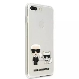 Karl Lagerfeld Etui Karl Lagerfeld KLHCI8LCKTR do iPhone 7/8 Plus hardcase Transparent Karl & Choupette