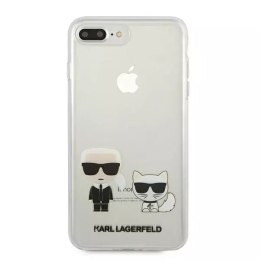 Karl Lagerfeld Etui Karl Lagerfeld KLHCI8LCKTR do iPhone 7/8 Plus hardcase Transparent Karl & Choupette