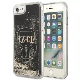 Karl Lagerfeld Etui Karl Lagerfeld KLHCI8LGGKBK do iPhone 7/8 SE 2020 / SE 2022 hardcase Liquid Glitter Gatsby