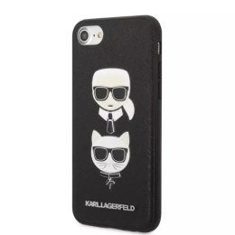 Karl Lagerfeld Etui Karl Lagerfeld KLHCI8SAKICKCBK do iPhone 7/8 / SE 2020 / SE 2022 hardcase Saffiano Karl&Choupette Head