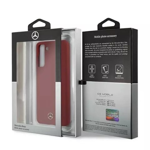 Mercedes Etui Mercedes MEHCS21MSILRE do Samsung Galaxy S21+ Plus G996 hardcase Silicone Line Mercedes Etui Mercedes MEHCS21MSILRE do Samsung Galaxy S21+ Plus G996 hardcase Silicone Line