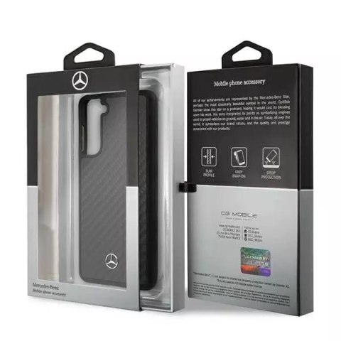 Mercedes Etui Mercedes MEHCS21SRCABK do Samsung Galaxy S21 G991 carbon hardcase Dynamic Line Mercedes Etui Mercedes MEHCS21SRCABK do Samsung Galaxy S21 G991 carbon hardcase Dynamic Line