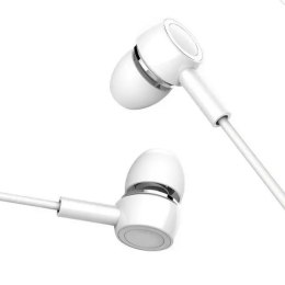 Usams USAMS Słuchawki stereo EP-12 biały /white HSEP1202 jack 3,5mm