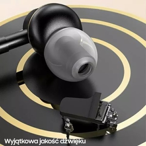 Usams USAMS Słuchawki stereo EP-43 metal USB-C ciemny zielony/dark green HSEP4302 Usams USAMS Słuchawki stereo EP-43 metal USB-C ciemny zielony/dark green HSEP4302