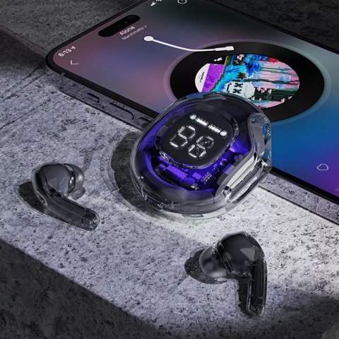 Acefast Słuchawki Acefast T8 bezprzewodowe Bluetooth TWS białe Acefast Słuchawki Acefast T8 bezprzewodowe Bluetooth TWS białe