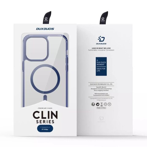 Dux Ducis Dux Ducis Clin2 etui iPhone 14 Plus magnetyczny pokrowiec MagSafe niebieskie Dux Ducis Dux Ducis Clin2 etui iPhone 14 Plus magnetyczny pokrowiec MagSafe niebieskie