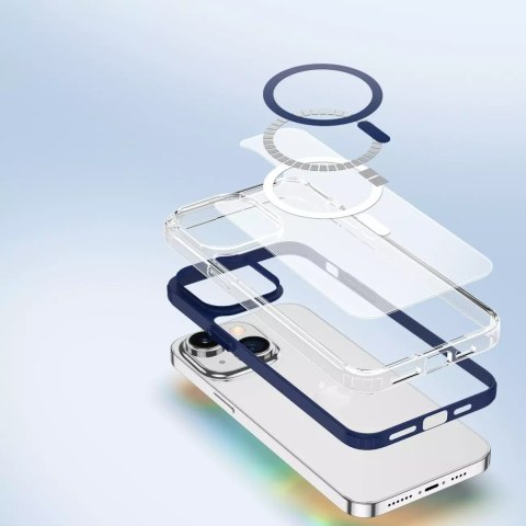 Dux Ducis Dux Ducis Clin2 etui iPhone 14 Plus magnetyczny pokrowiec MagSafe niebieskie Dux Ducis Dux Ducis Clin2 etui iPhone 14 Plus magnetyczny pokrowiec MagSafe niebieskie