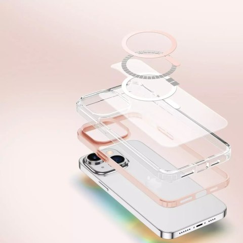 Dux Ducis Dux Ducis Clin2 etui iPhone 14 Plus magnetyczny pokrowiec MagSafe różowe Dux Ducis Dux Ducis Clin2 etui iPhone 14 Plus magnetyczny pokrowiec MagSafe różowe