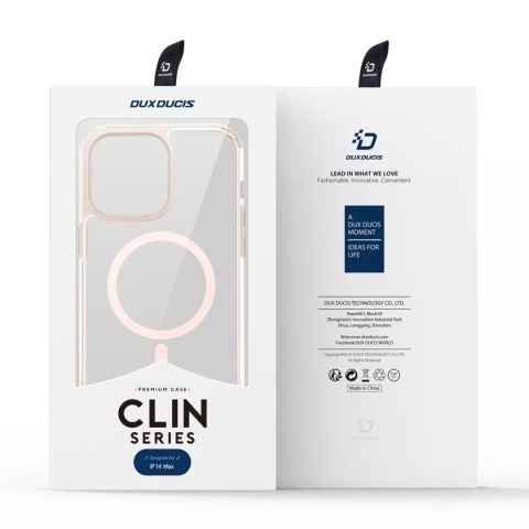 Dux Ducis Dux Ducis Clin2 etui iPhone 14 Plus magnetyczny pokrowiec MagSafe różowe Dux Ducis Dux Ducis Clin2 etui iPhone 14 Plus magnetyczny pokrowiec MagSafe różowe