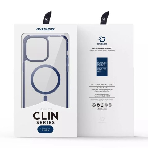 Dux Ducis Dux Ducis Clin2 etui iPhone 14 Pro magnetyczny pokrowiec MagSafe niebieskie Dux Ducis Dux Ducis Clin2 etui iPhone 14 Pro magnetyczny pokrowiec MagSafe niebieskie