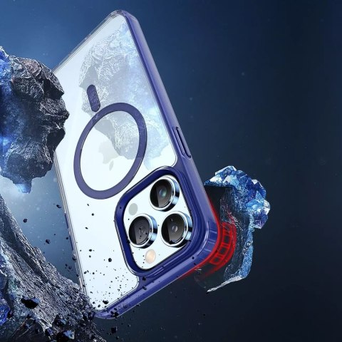 Dux Ducis Dux Ducis Clin2 etui iPhone 14 Pro magnetyczny pokrowiec MagSafe niebieskie Dux Ducis Dux Ducis Clin2 etui iPhone 14 Pro magnetyczny pokrowiec MagSafe niebieskie