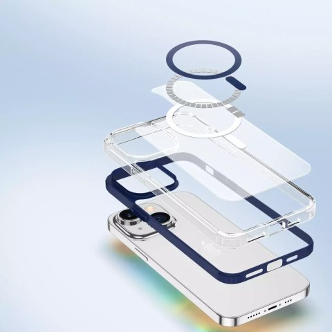 Dux Ducis Dux Ducis Clin2 etui iPhone 14 magnetyczny pokrowiec MagSafe niebieskie Dux Ducis Dux Ducis Clin2 etui iPhone 14 magnetyczny pokrowiec MagSafe niebieskie