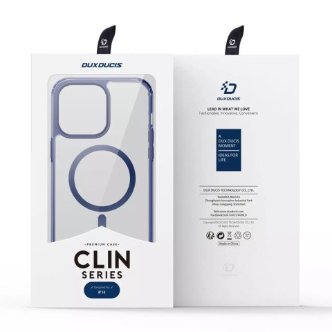 Dux Ducis Dux Ducis Clin2 etui iPhone 14 magnetyczny pokrowiec MagSafe niebieskie Dux Ducis Dux Ducis Clin2 etui iPhone 14 magnetyczny pokrowiec MagSafe niebieskie