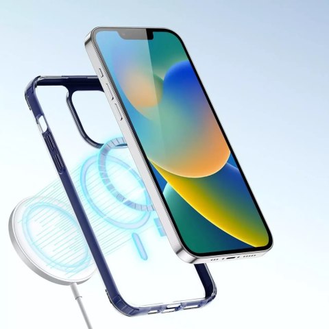 Dux Ducis Dux Ducis Clin2 etui iPhone 14 magnetyczny pokrowiec MagSafe niebieskie Dux Ducis Dux Ducis Clin2 etui iPhone 14 magnetyczny pokrowiec MagSafe niebieskie