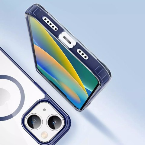 Dux Ducis Dux Ducis Clin2 etui iPhone 14 magnetyczny pokrowiec MagSafe niebieskie Dux Ducis Dux Ducis Clin2 etui iPhone 14 magnetyczny pokrowiec MagSafe niebieskie